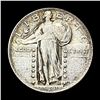 Image 1 : NEARLY UNCIRCULATED 1921 Silver Standing Liberty Quarter