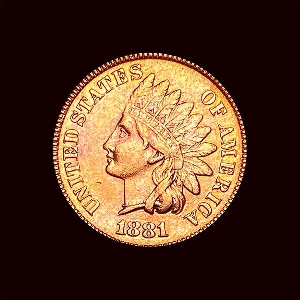 CHOICE AU 1881 Indian Head Cent