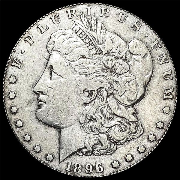 NEARLY UNCIRCULATED 1896-S Silver Morgan Dollar