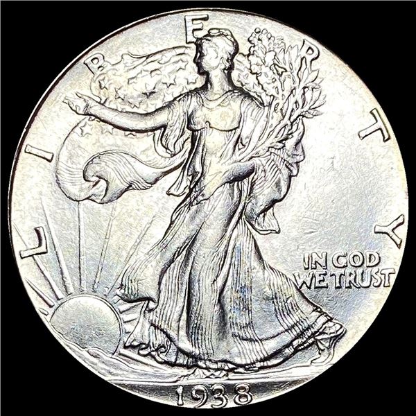 UNCIRCULATED 1938 Silver Half Dollar (Walking Liberty)