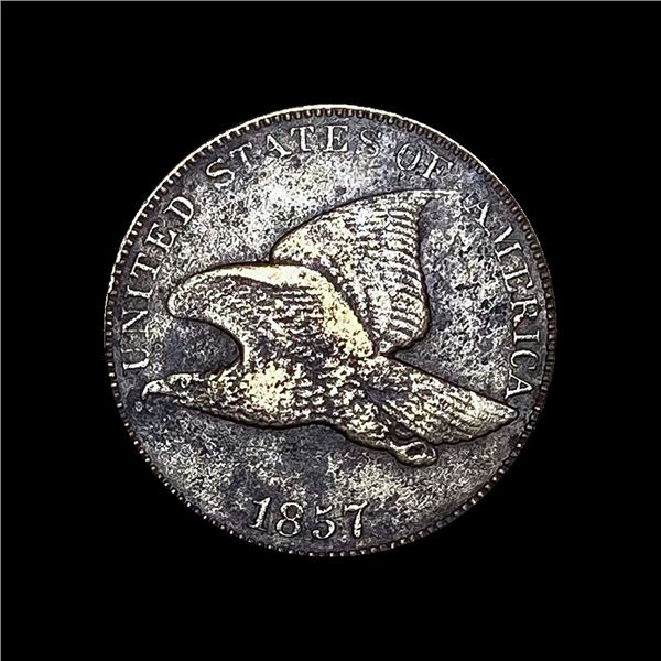 CLOSELY UNCIRCULATED 1857 Flying Eagle Cent