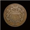 Image 1 : CLOSELY UNCIRCULATED 1865 Two-Cent Piece