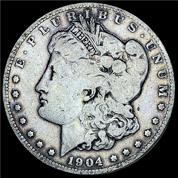 NICELY CIRCULATED 1904-S Silver Morgan Dollar