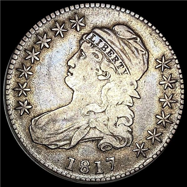 LIGHTLY CIRCULATED 1817 Capped Bust Half Dollar