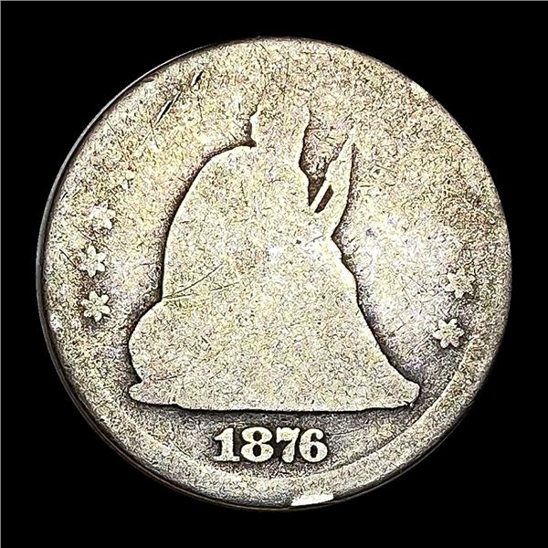 NICELY CIRCULATED 1876 Seated Liberty Half Dollar