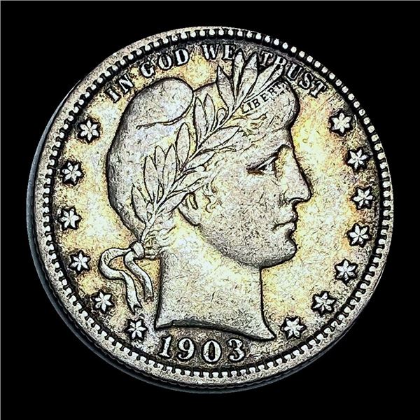 LIGHTLY CIRCULATED 1903 Silver Barber Quarter