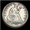 Image 1 : CLOSELY UNCIRCULATED 1854 Arrows Seated Liberty Silver Quarter