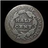 Image 2 : NICELY CIRCULATED 1811 Classic Head Half Cent