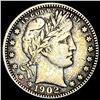 Image 1 : LIGHTLY CIRCULATED 1902-O Silver Barber Quarter