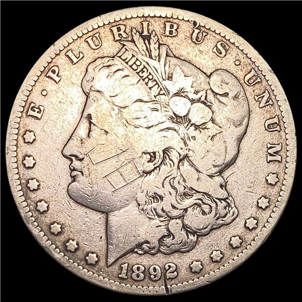 1892-CC Morgan Silver Dollar NICELY CIRCULATED