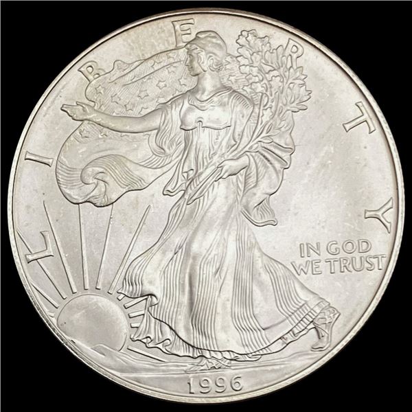 1996 American Silver Eagle SUPERB GEM BU SUPERB G