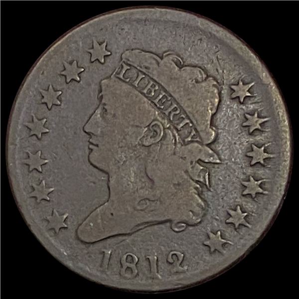 1812 Classic Head Large Cent NICELY CIRCULATED NI
