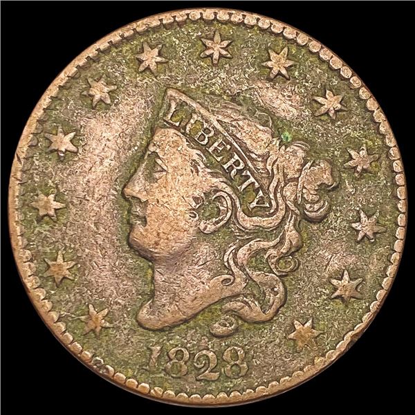 1828 Coronet Head Large Cent LIGHTLY CIRCULATED