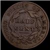 Image 2 : 1828 Classic Head Half Cent LIGHTLY CIRCULATED LI