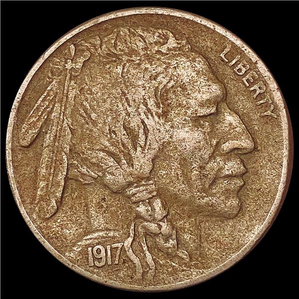 1917-S Buffalo Nickel NEARLY UNCIRCULATED