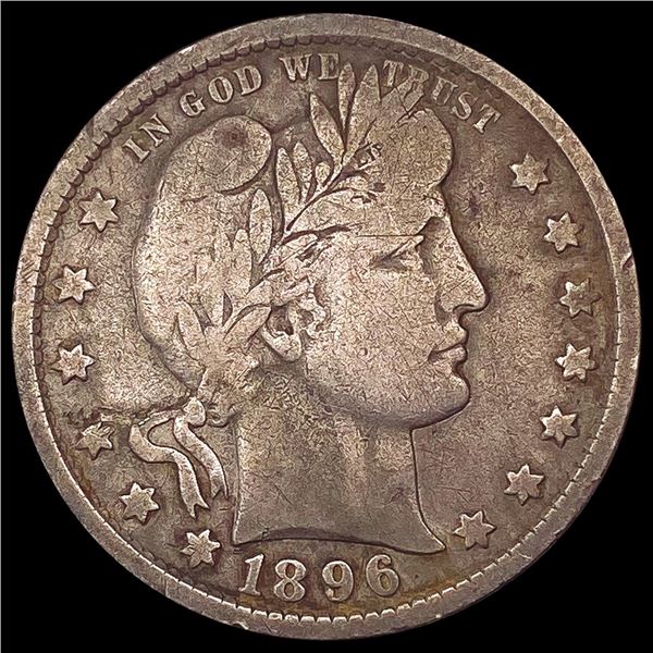 1896-O Barber Quarter NICELY CIRCULATED