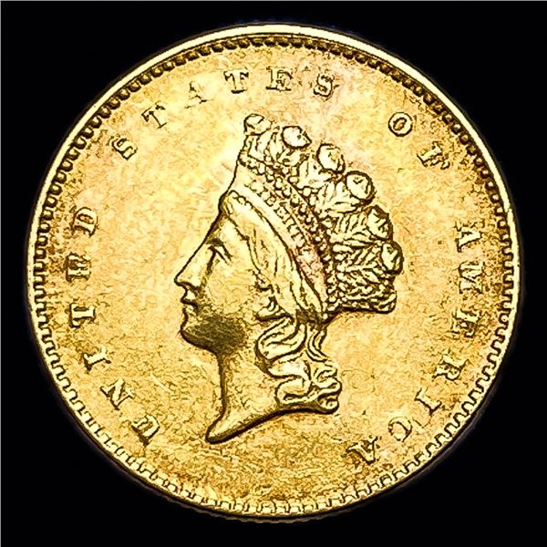 1854 Rare Gold Dollar UNCIRCULATED