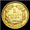 Image 2 : 1854 Rare Gold Dollar UNCIRCULATED