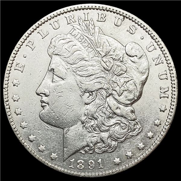 1891-CC Morgan Silver Dollar CHOICE AU CHOICE AU