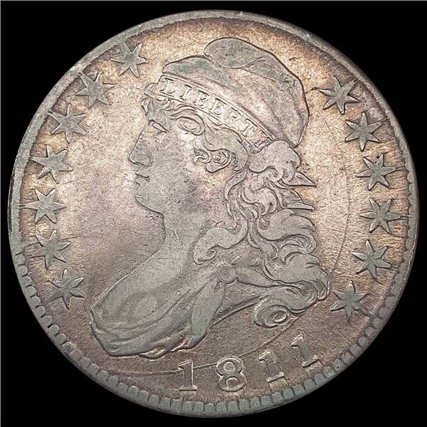1811 Capped Bust Half Dollar LIGHTLY CIRCULATED L