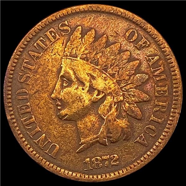 1872 Indian Head Cent LIGHTLY CIRCULATED LIGHTLY