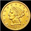 Image 1 : 1851 $2.50 Gold Quarter Eagle CHOICE AU