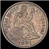 Image 1 : 1891 Seated Liberty Dime CLOSELY UNCIRCULATED CLO