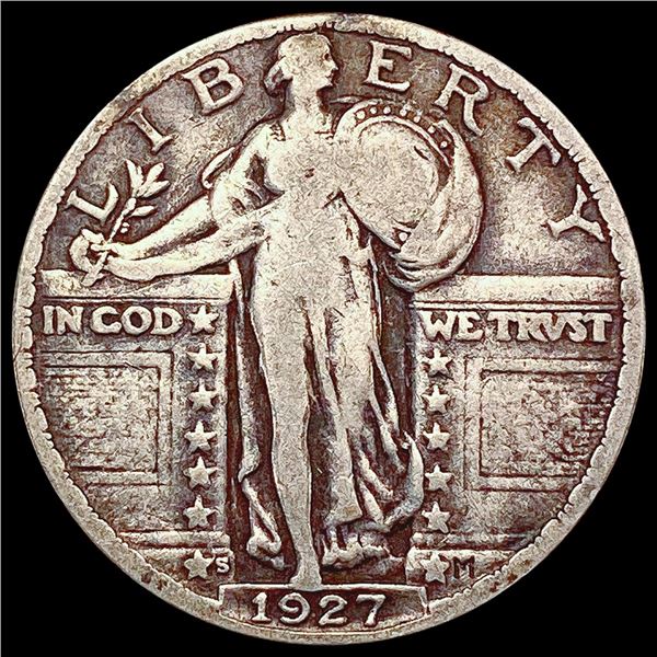 1927-S Standing Liberty Quarter NICELY CIRCULATED