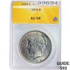 1925 Peace Dollar ANACS AU58