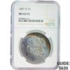 Image 1 : 1887-O Morgan Dollar NGC MS62 PL