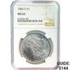 Image 1 : 1884-O Morgan Silver Dollar NGC MS62