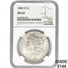 Image 1 : 1884-O Morgan Silver Dollar NGC MS62
