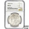 Image 1 : 1902-O Morgan Dollar NGC MS62