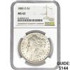 Image 1 : 1885-O Morgan Silver Dollar NGC MS62