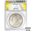 Image 1 : 1900-O Morgan Silver Dollar ANACS MS63