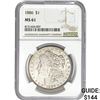 Image 1 : 1886 Morgan Silver Dollar NGC MS61