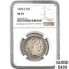 Image 1 : 1894-S Barber Dime NGC VF25