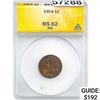 Image 1 : 1904 Indian Head Cent ANACS MS62 RB