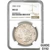 Image 1 : 1921-S Morgan Silver Dollar NGC MS62