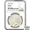 Image 1 : 1926-S Peace Dollar NGC MS60