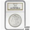 Image 1 : 1886-O Morgan Silver Dollar NGC AU50