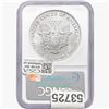 Image 2 : 1992 Silver Eagle NGC MS69
