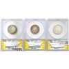 Image 2 : [3]1950-1953 Jefferson 25C ANACS MS65-66
