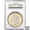 1884-CC Morgan Silver Dollar ANACS MS62