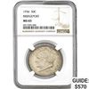 Image 1 : 1936 50C Bridgeport NGC MS65