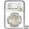 Image 1 : 1882-O Morgan Silver Dollar NGC MS63