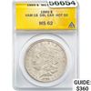 1889 Morgan Silver Dollar VAM-18 ANACS MS62
