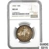 Image 1 : 1937 50C Walking Liberty NGC MS64