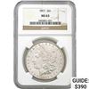 Image 1 : 1897 Morgan Silver Dollar NGC MS63