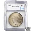 Image 1 : 1925 Peace Dollar ICG MS64